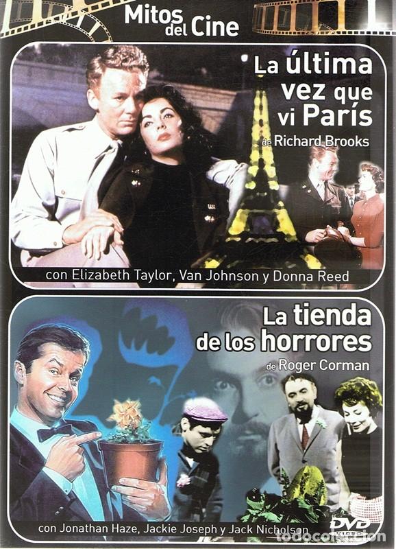Cine: DVD MITOS DEL CINE &uml;LA &Uacute;LTIMA VEZ QUE VI PAR&Iacute;S & LA TIENDA DE LOS HORRORES&uml;