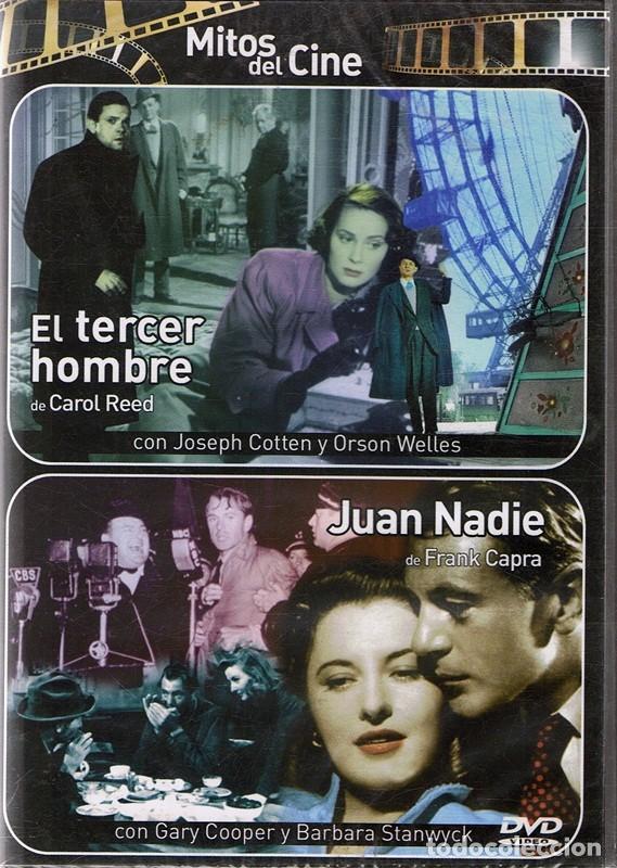 Cine: DVD MITOS DEL CINE &uml;EL TERCER HOMBRE & JUAN NADIE&uml; (PRECINTADO)