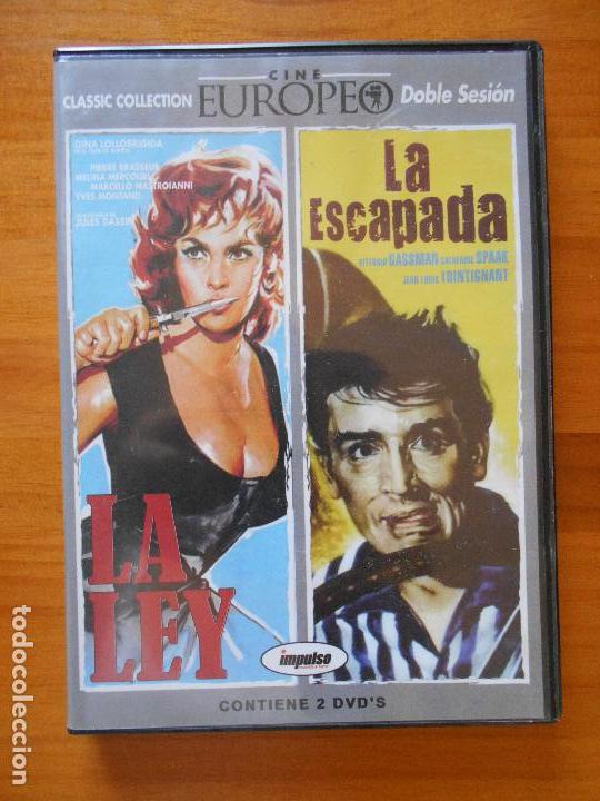 Cinema: DVD LA LEY / LA ESCAPADA (2 PELICULAS, 2 DISCOS) (L3)