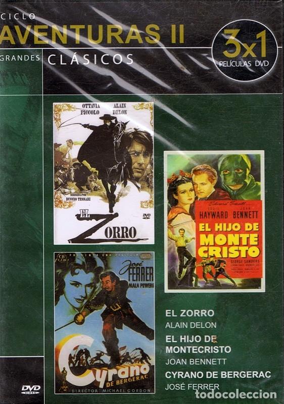 Cine: DVD CICLO AVENTURAS II  EL ZORRO  (PRECINTADO)