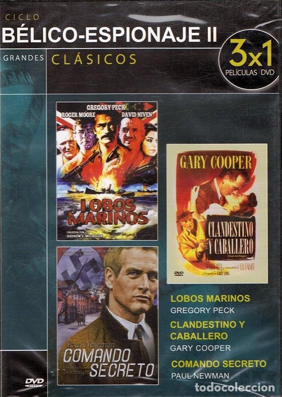 Cine: DVD CICLO B&Eacute;LICO - ESPIONAJE II  LOBOS MARINOS  (PRECINTADO)