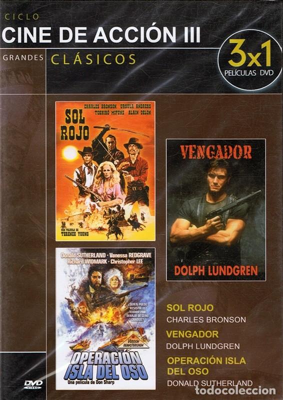 Cinema: DVD CICLO CINE DE ACCI&Oacute;N III  SOL ROJO (PRECINTADO)