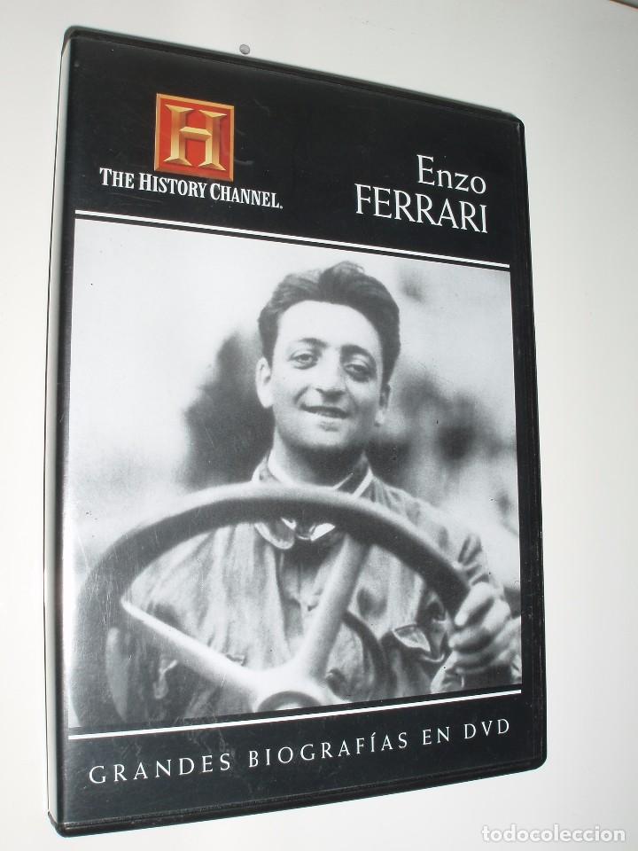 Cine: DVD DOCUMENTAL CANAL HISTORIA ENZO FERRARI,BIOGRAFIA
