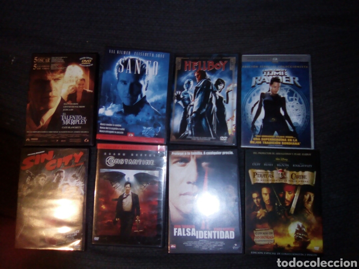 Cine: Lote de 8 pel&iacute;culas en dvd