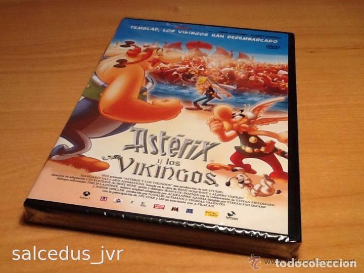 Cine: Asterix y Los Vikingos 2006 Pel&iacute;cula en DVD Dibujos Vintage Nuevo y Precintado