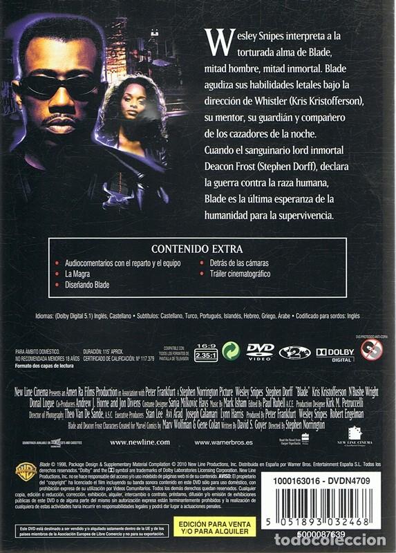 Cine: DVD BLADE  WESLEY SNIPES - Foto 2