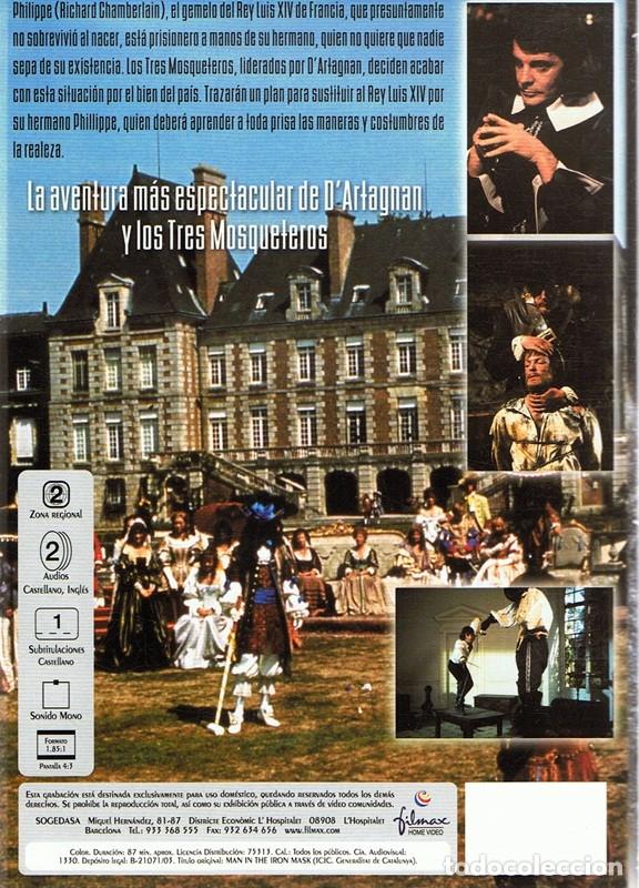 Cine: DVD LA M&Aacute;SCARA DE HIERRO - Foto 2