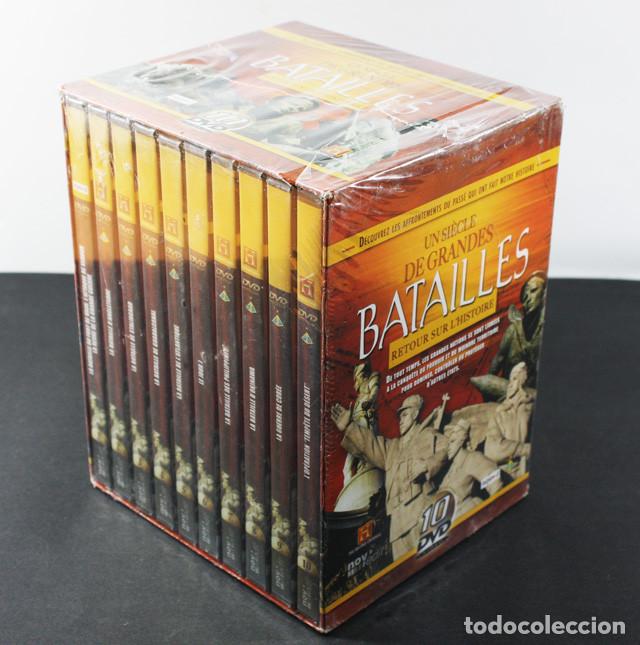 Cinema: PAQUETE SIN DESPRECINTAR DE 10 DVD UN SIGLO DE GRANDES BATALLAS CANAL HISTORIA, OJO EN FRANCES,2 GM
