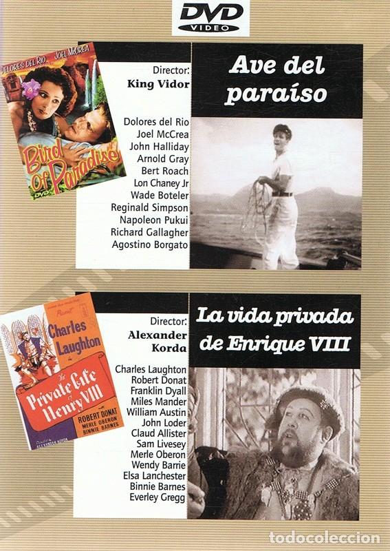 Cine: DVD AVE DEL PARA&Iacute;SO & LA VIDA PRIVADA DE ENRIQUE VIII