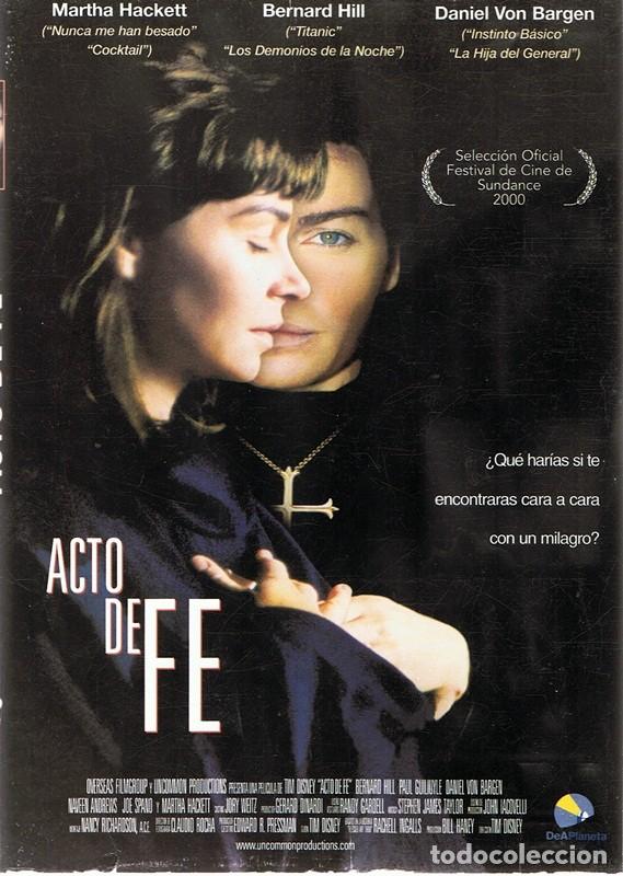 Cine: DVD ACTO DE FE MARTHA HACKETT - Foto 1