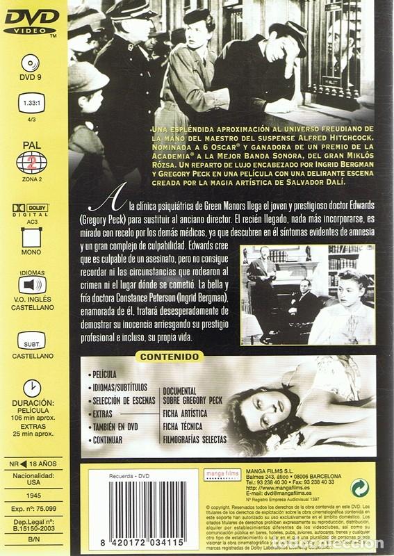 Cine: DVD RECUERDA GREGORY PECK - Foto 2