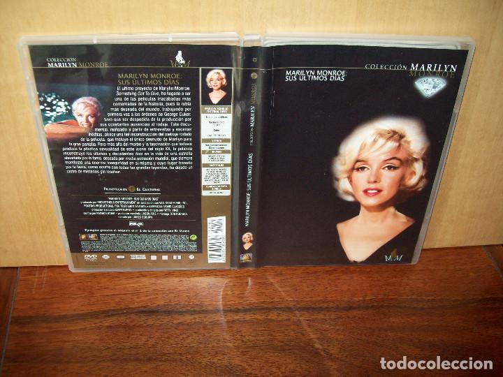 Cine: SUS ULTIMOS DIAS DE MARILYN MONROE -DIRIGIDA POR PATTY IVINS-NARRADA POR JAMES COBURN- DVD -