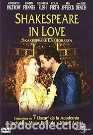 Cine: SHAKESPEARE IN LOVE (Nueva Y Precintada)