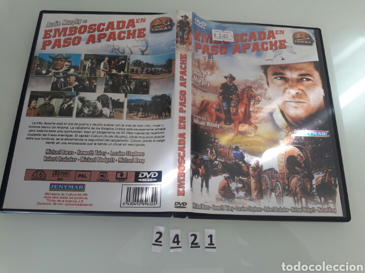 Cine: emboscada en paso apache dvd - Foto 1