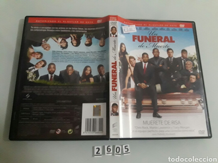 Cine: V155 un funeral de muerte ( dvd procedente de videoclub )