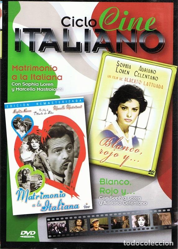 Cinema: DVD MATRIMONIO A LA ITALIANA & BLANCO,ROJO Y ...