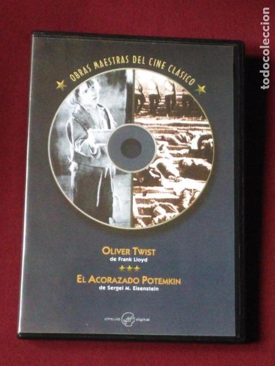 Cine: Oliver Twist (F. Lloyd, 1922) + El acorazado Potemkin (Eisenstein.1925) Obras maestras cine clasico
