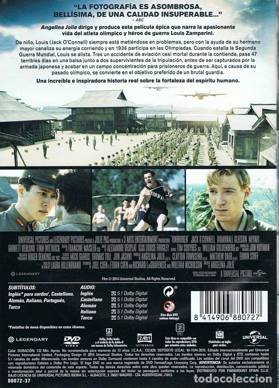 Cine: DVD INVENCIBLE  JACK O&acute;CONNELL - Foto 2