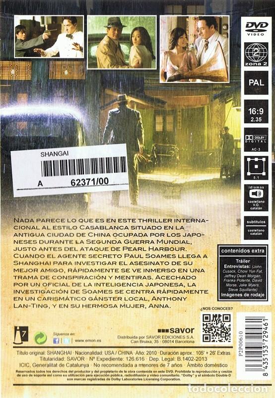 Cine: DVD SHANGHAI  JOHN CUSACK - Foto 2