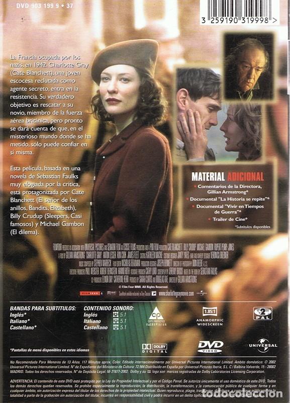 Dvd Charlotte Gray Cate Blanchett Buy Dvd Movies At Todocoleccion 100161303