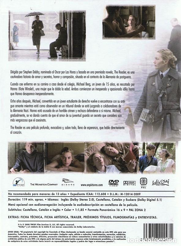 Cine: DVD THE READER ( EL LECTOR)  KATE WINSLET - Foto 2