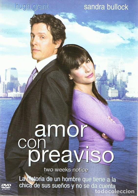 Kino: DVD AMOR CON PREAVISO  HUGH GRANT & SANDRA BULLOCK