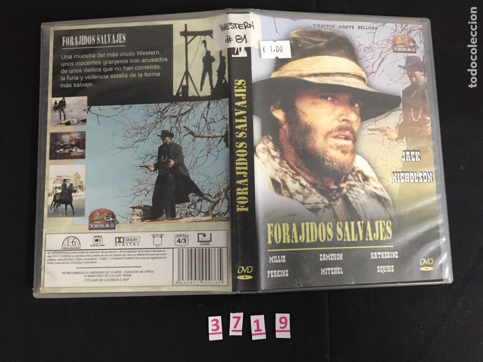 Cinema: V72 Forajidos salvajes (DVD procedente de videoclub)