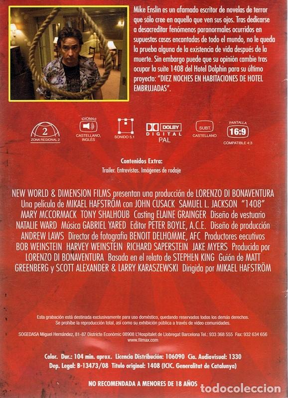 Cine: DVD 1408  JOHN CUSACK & SAMUEL L. JACKSON - Foto 2