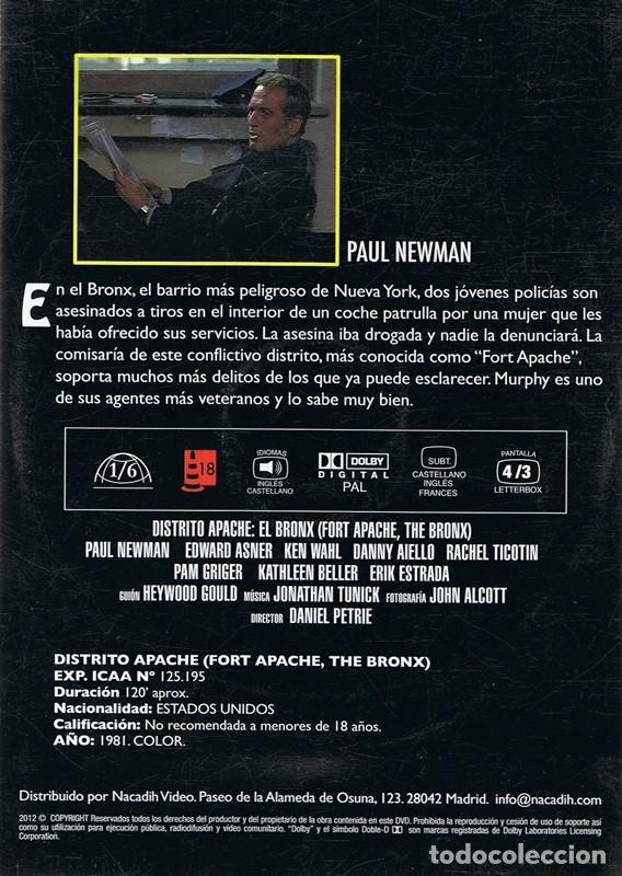 Cine: DVD DISTRITO APACHE PAUL NEWMAN - Foto 2