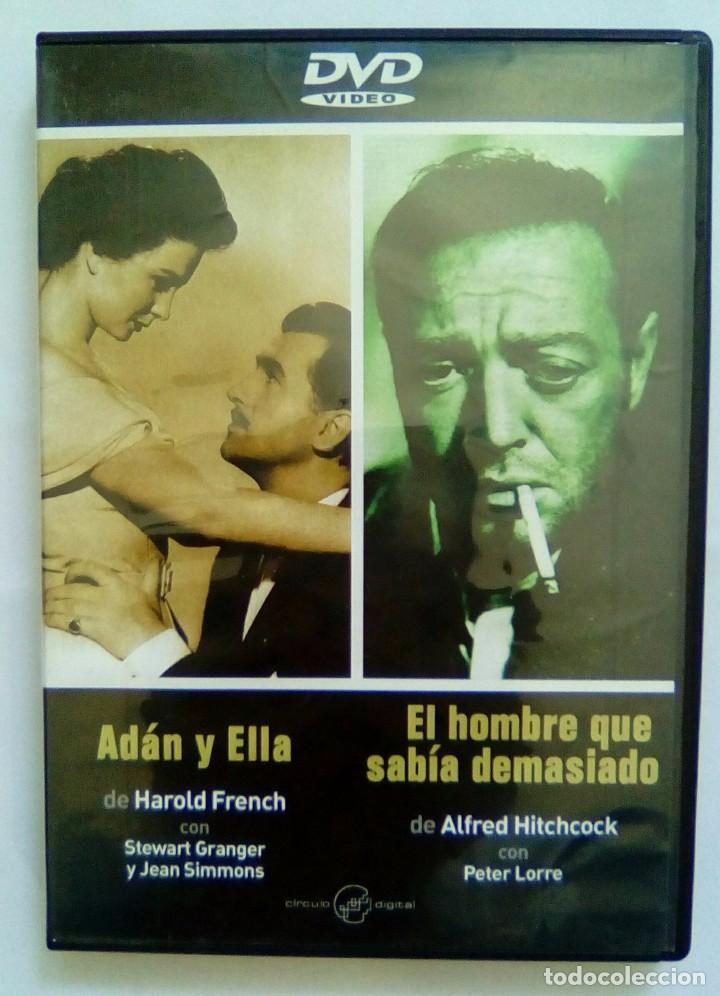 Cinema: ADAN Y ELLA + EL HOMBRE QUE SABIA DEMASIADO (COMO NUEVO)