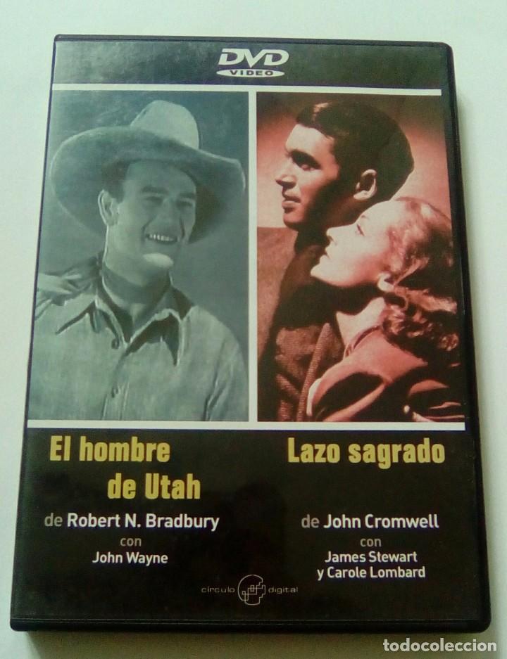 Cinema: EL HOMBRE DE UTAH + LAZO SAGRADO.- (COMO NUEVO)