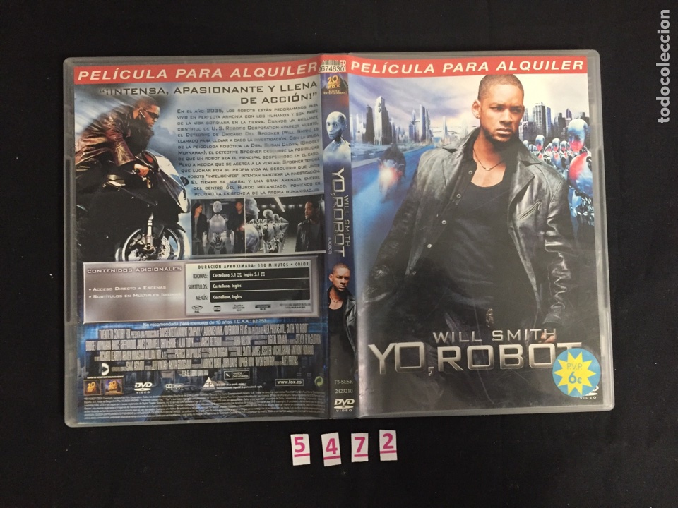 Cin&eacute;ma: V63Yo robot DVD - segunda mano procedente video club