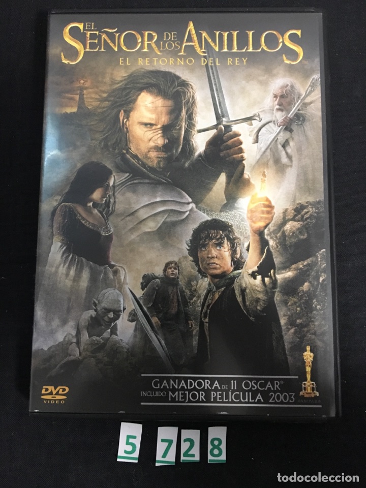 Cine: El se&ntilde;or de los anillos:el retorno del rey ( dvd segunda mano )
