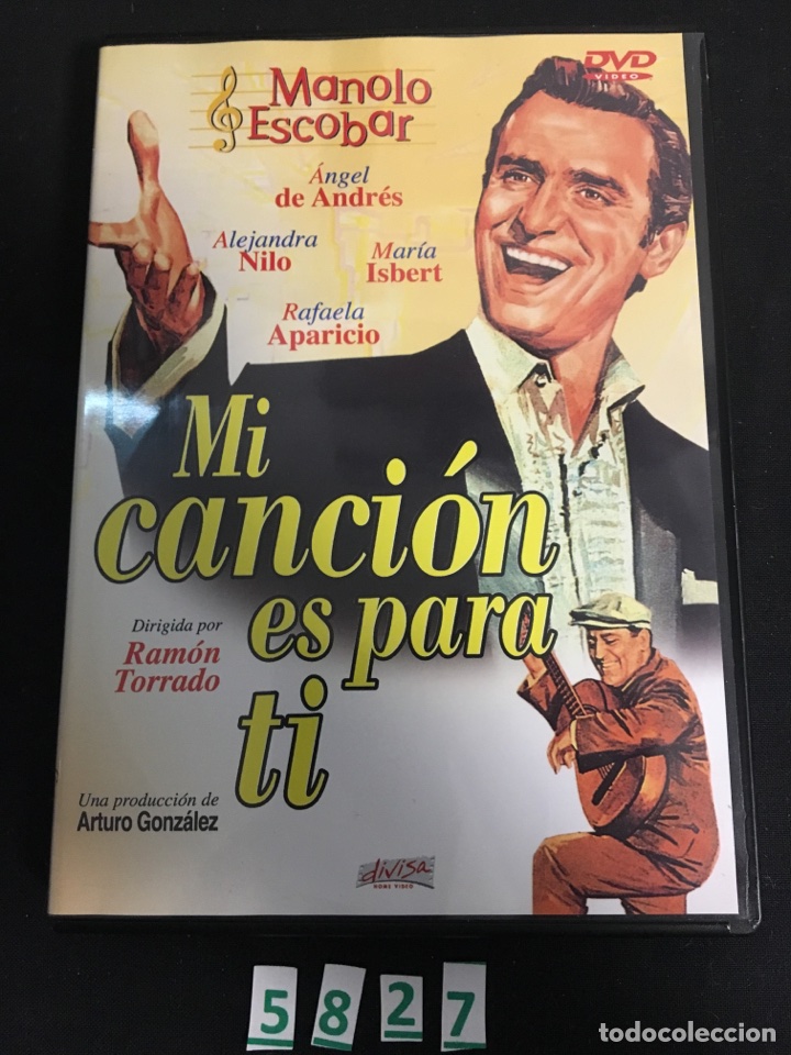 Cine: S636 Mi canci&oacute;n es para ti ( dvd segunda mano )