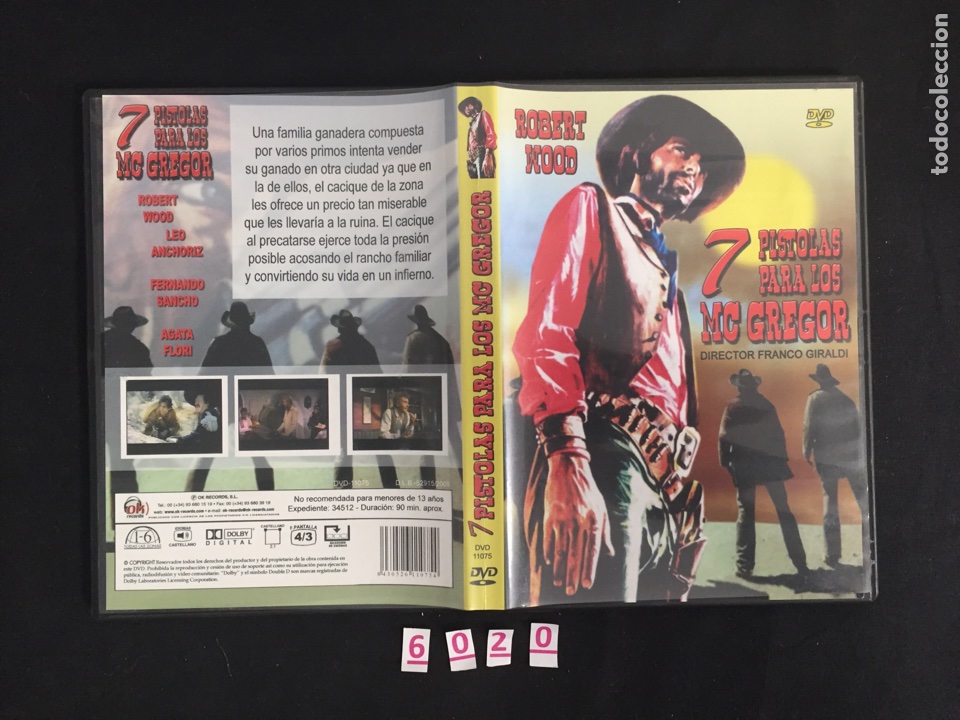 Cine: 7 pistolas para los MC Gregor DVD - Segunda mano