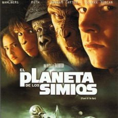 Cine: DVD EL PLANETA DE LOS SIMIOS MARK WAHLBERG 
