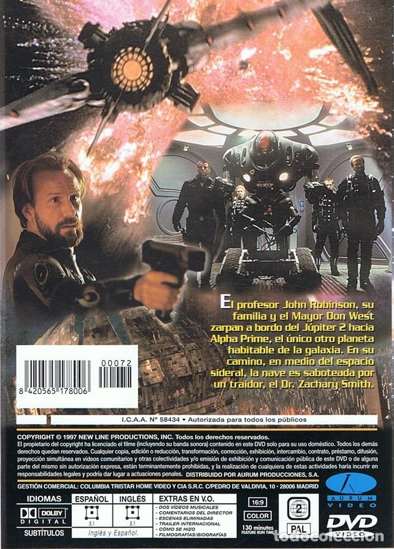 Cine: DVD PERDIDOS EN EL ESPACIO GARY OLDMAN - Foto 2