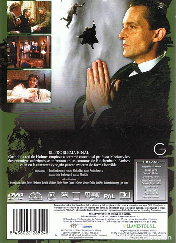Cine: DVD EL PROBLEMA FINAL SHERLOCK HOLMES - Foto 2