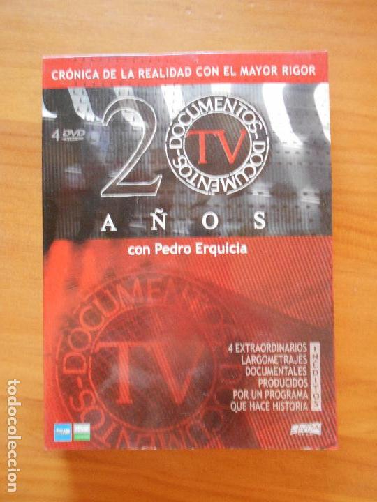 Cin&eacute;ma: DVD 20 A&Ntilde;OS CON PEDRO ERQUICIA - 4 DVD'S DOCUMENTOS TV - COMO NUEVO (2K)