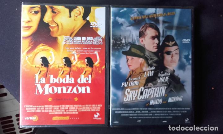 Cine: 2 DvD PRECINTADOS SKY CAPITAN CON PRECINTO LA BODA DEL MONZON PRECINTADA