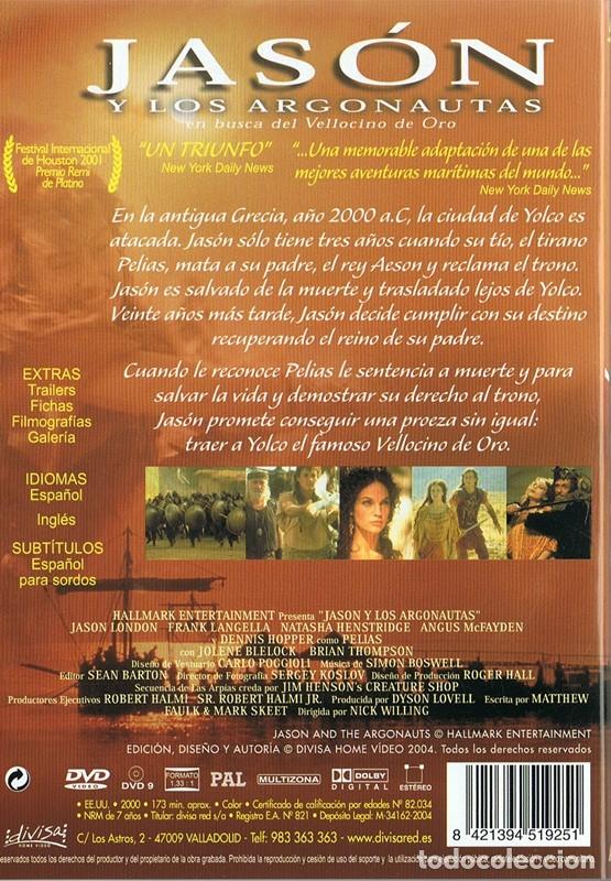 Cine: DVD JAS&Oacute;N Y LOS ARGONAUTAS - Foto 2