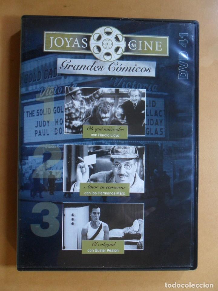 Cinema: DVD - 3 PELICULAS - OH QUE MIERCOLES/AMOR EN CONSERVA/EL COLEGIAL (H. LLOYD/H. MARX/B. KEATON)