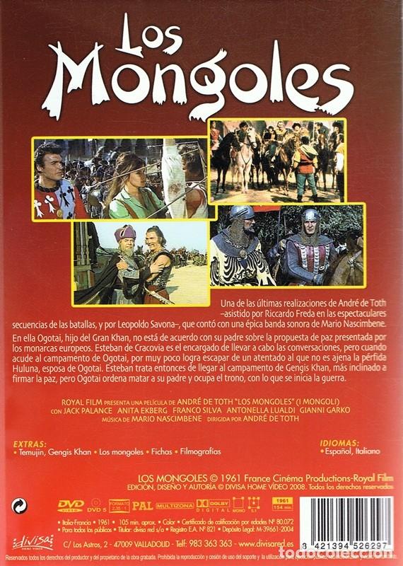 Cine: DVD LOS MONGOLES JACK PALANCE - Foto 2