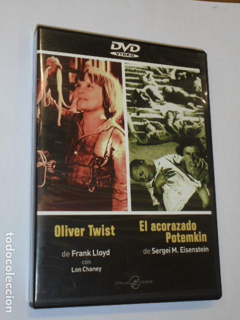 Cine: 2 PELICULAS OLIVER TWIST Y EL ACORAZADO POTEMKIN DE S. M. EISENSTEIN - DVD -
