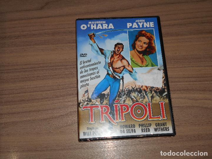 Cine: TRIPOLI DVD Maureen O'Hara John Payne NUEVA PRECINTADA