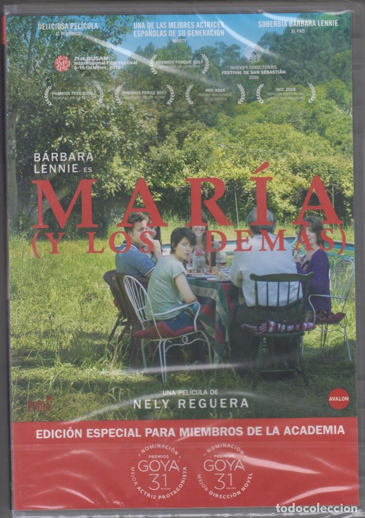 Cine: Mar&iacute;a (y los dem&aacute;s) pel&iacute;cula dvd 2017 Nely Reguera Edici&oacute;n especial para miembros de la academia