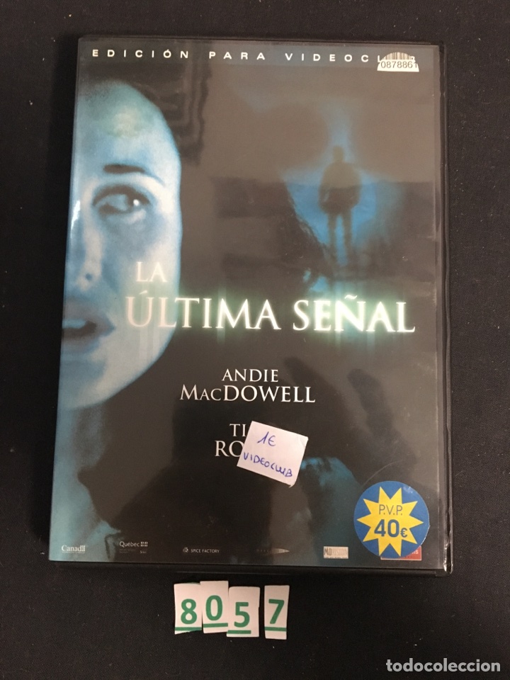Cinema: V38 La &uacute;ltima se&ntilde;al ( dvd procedente Videoclub )