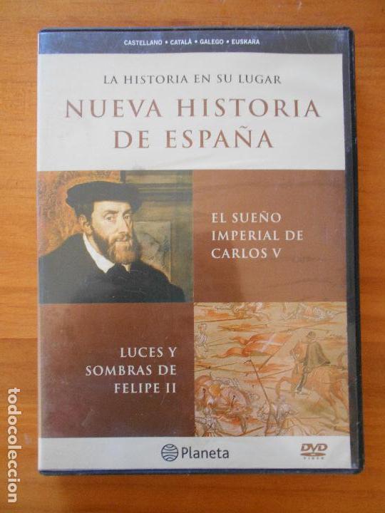 Cine: DVD NUEVA HISTORIA DE ESPA&Ntilde;A 6 - EL SUE&Ntilde;O IMPERIAL DE CARLOS V - LUCES Y SOMBRAS DE FELIPE II (C7)