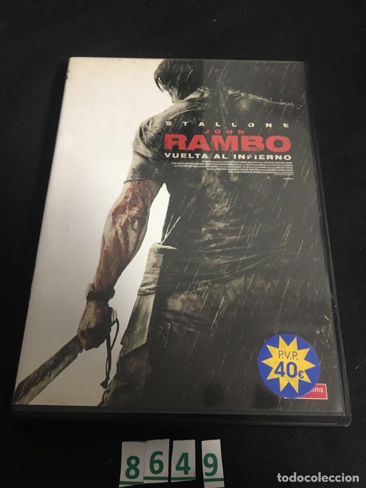 Cinema: V208Rambo vuelta al infierno ( dvd procedente Videoclub )