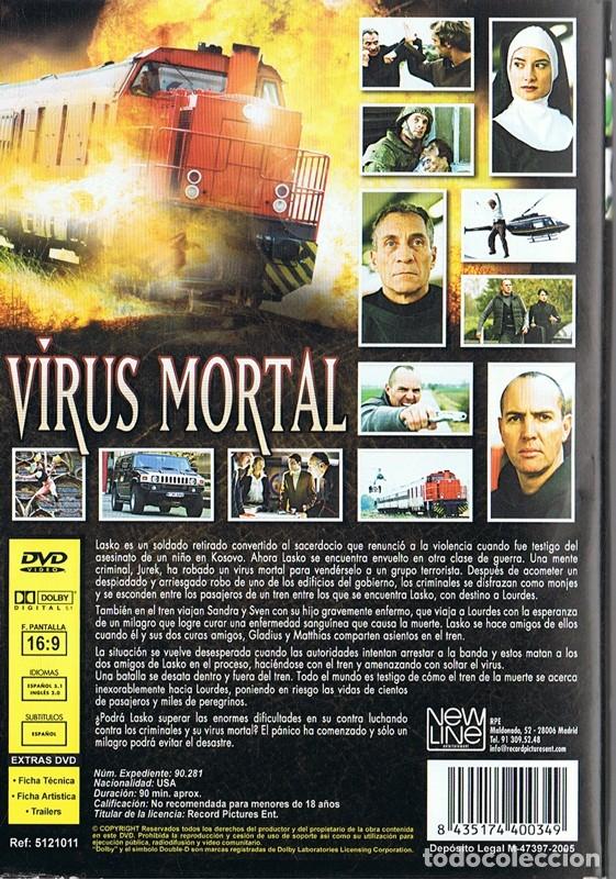 Cine: DVD VIRUS MORTAL ARNOLD VOSLOO - Foto 2